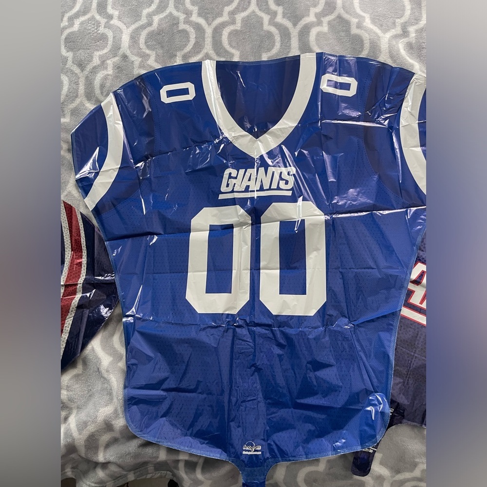 New York Giants, GIANT helium balloon bundle, new - Picture 3 of 7